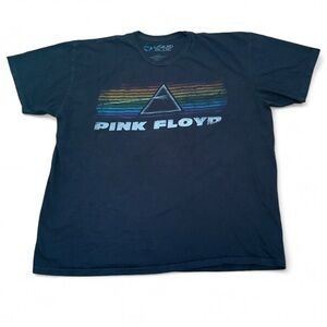 Liquid Blue Black Pink Floyd The Dark Side of the Moon Tee XXL